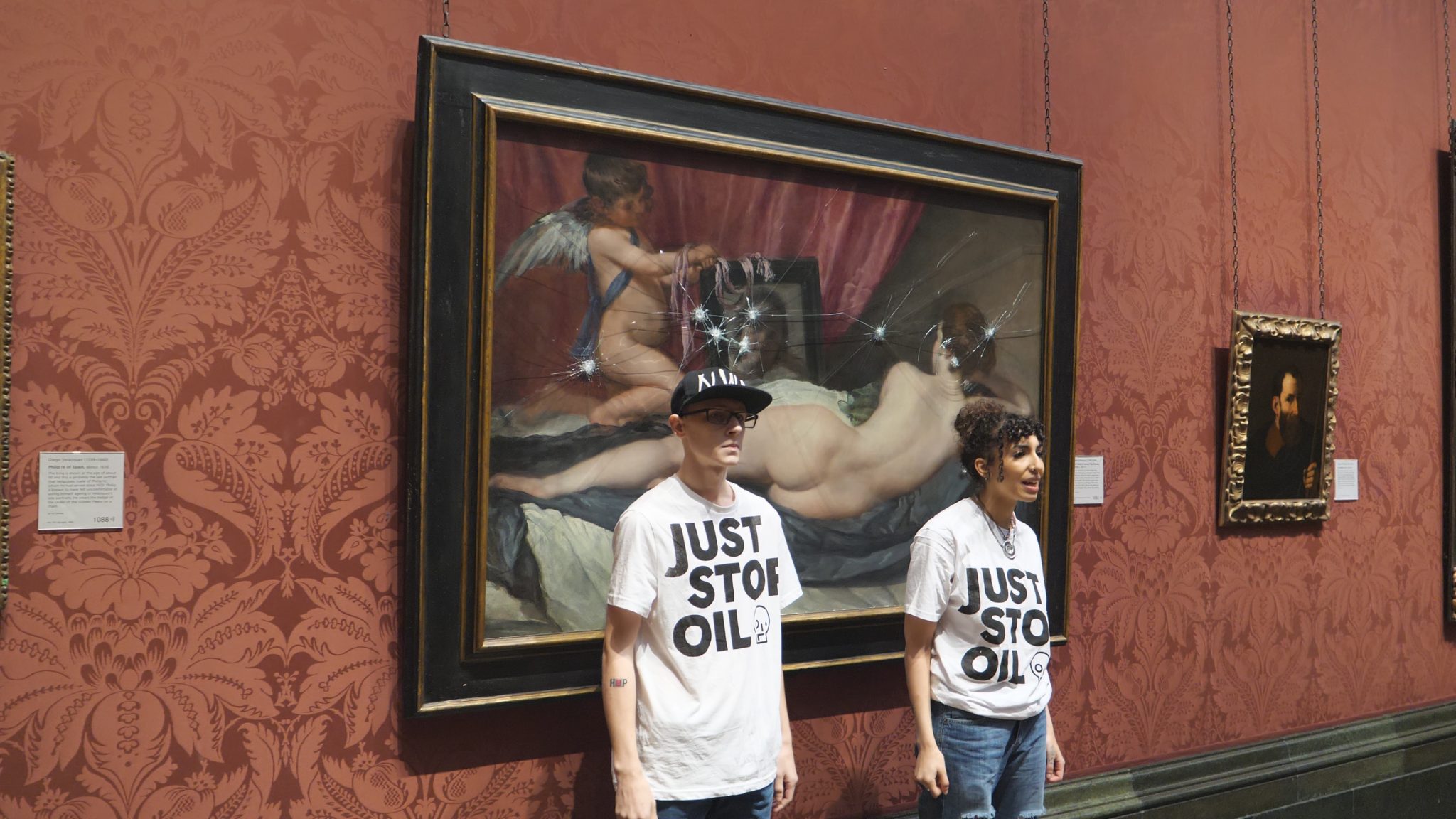 Just Stop Oil Rokeby Venus Action